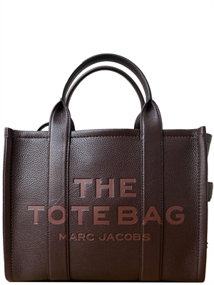 Marc Jacobs The Leather Medium Tote Bag, Ganache 